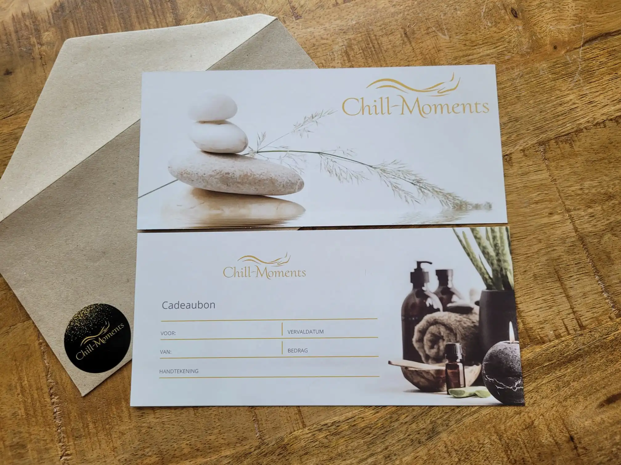 foto van een Cadeaubon